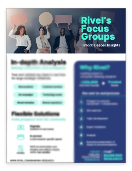 Cover: Rivel's Focus Groups