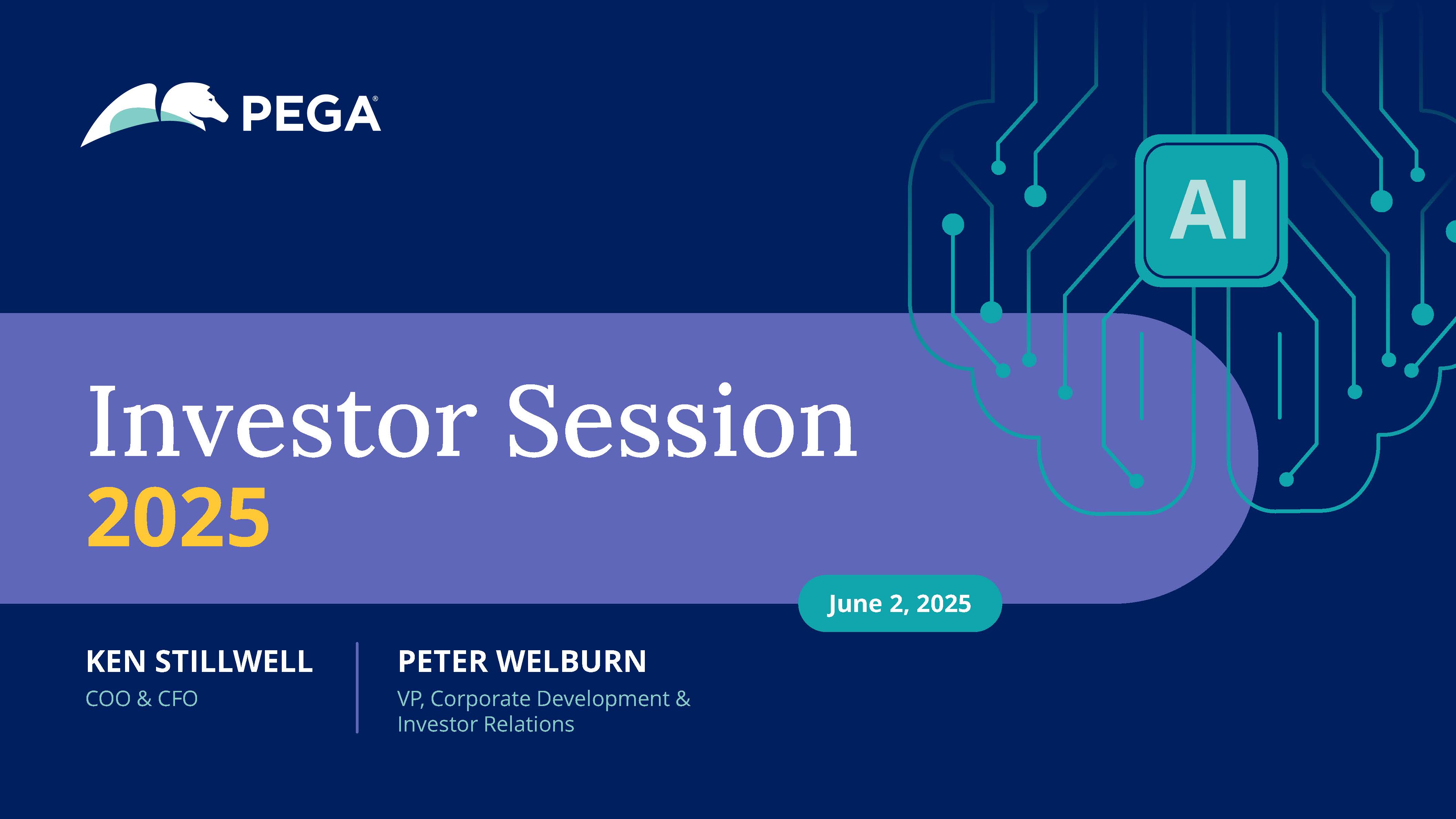 Pegasystems Investor Session Example