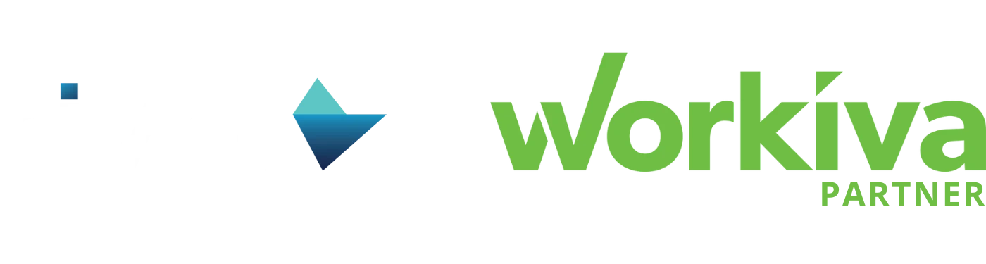 Rivel and Workiva partnership logo